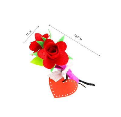 DIY 3D Rose Bouquet