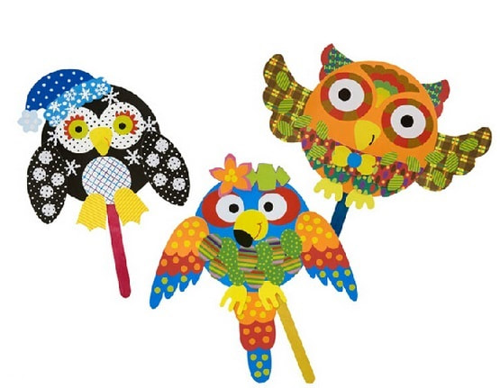 popsicle stick owl craft