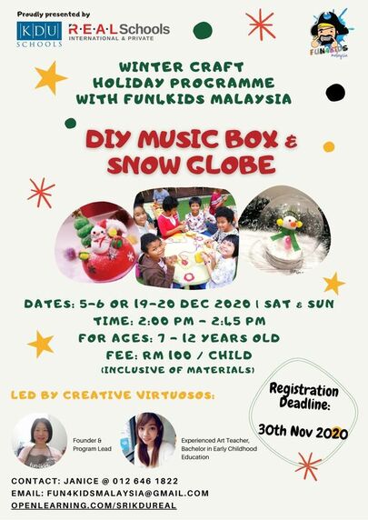 diyi music box and snow globe holiday program