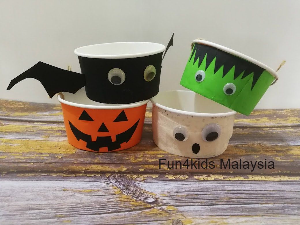 halloween candy cup