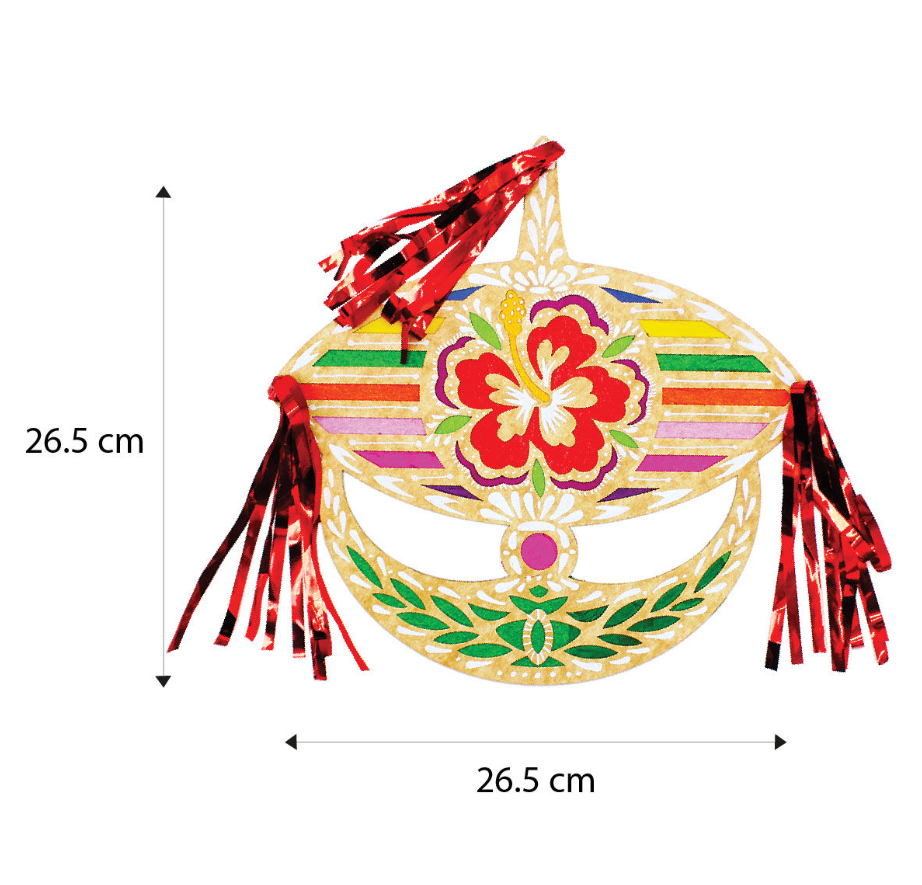 traditional paper kite wau deco kit