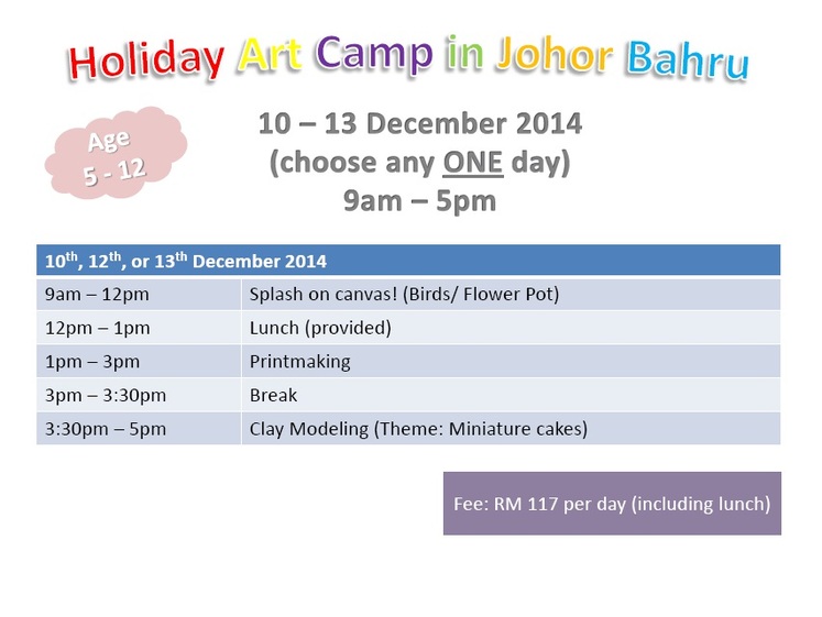 holiday art camp johor bahru