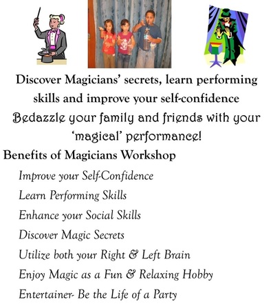 Magicians Workshop Holiday Program