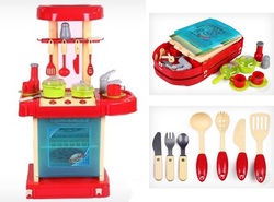 portable kitchen play set