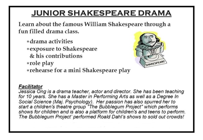 Junior Drama Holiday Program