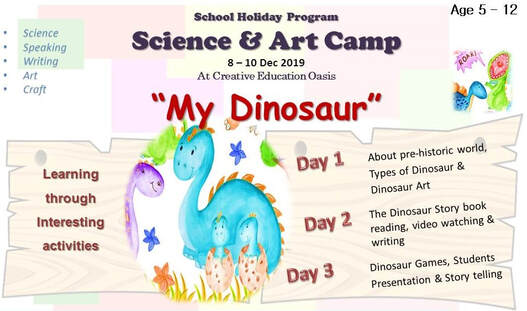 dinosaur science holiday program