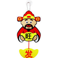 chinese new year god of fortune hanging deco