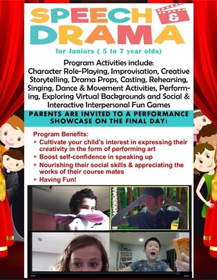 online speech and drama program