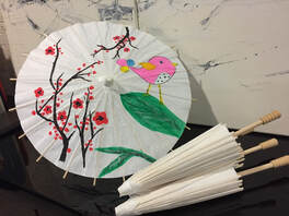 chinese umbrella painting kit