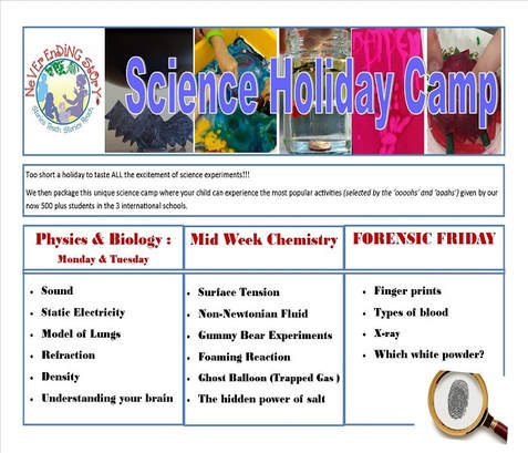 science holiday camp holiday program