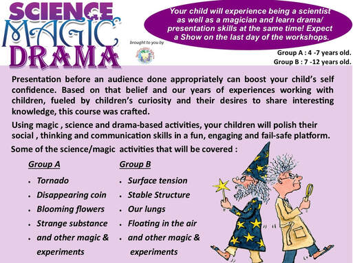 science magic drama workshop