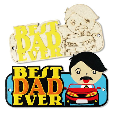 Father's Day Deco With Suction