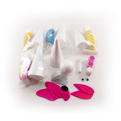 Felt & Polyfoam Bunny Deco Kit