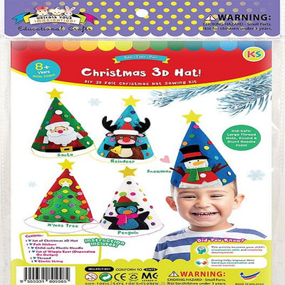 Felt Christmas 3D Hat Kit
