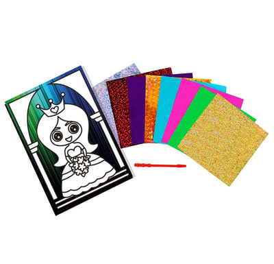 Peacock Foil Craft Card