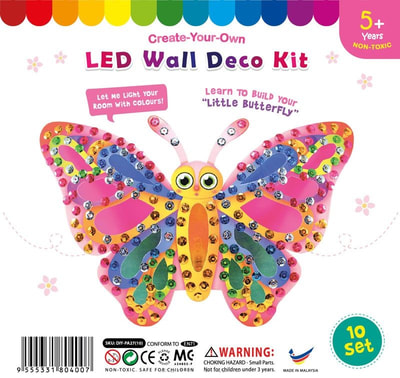 LED Wall Deco Kit (Butterfly)