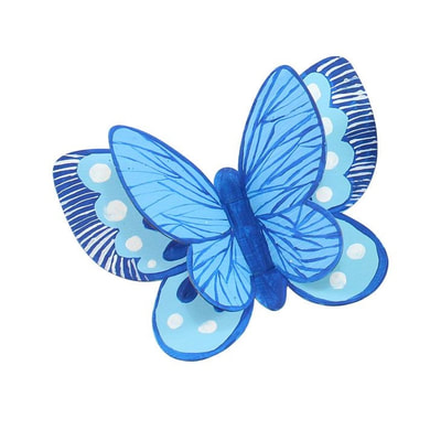 3D Butterfly Magnet