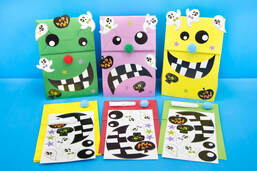Halloween Monster Paper Bag Craft