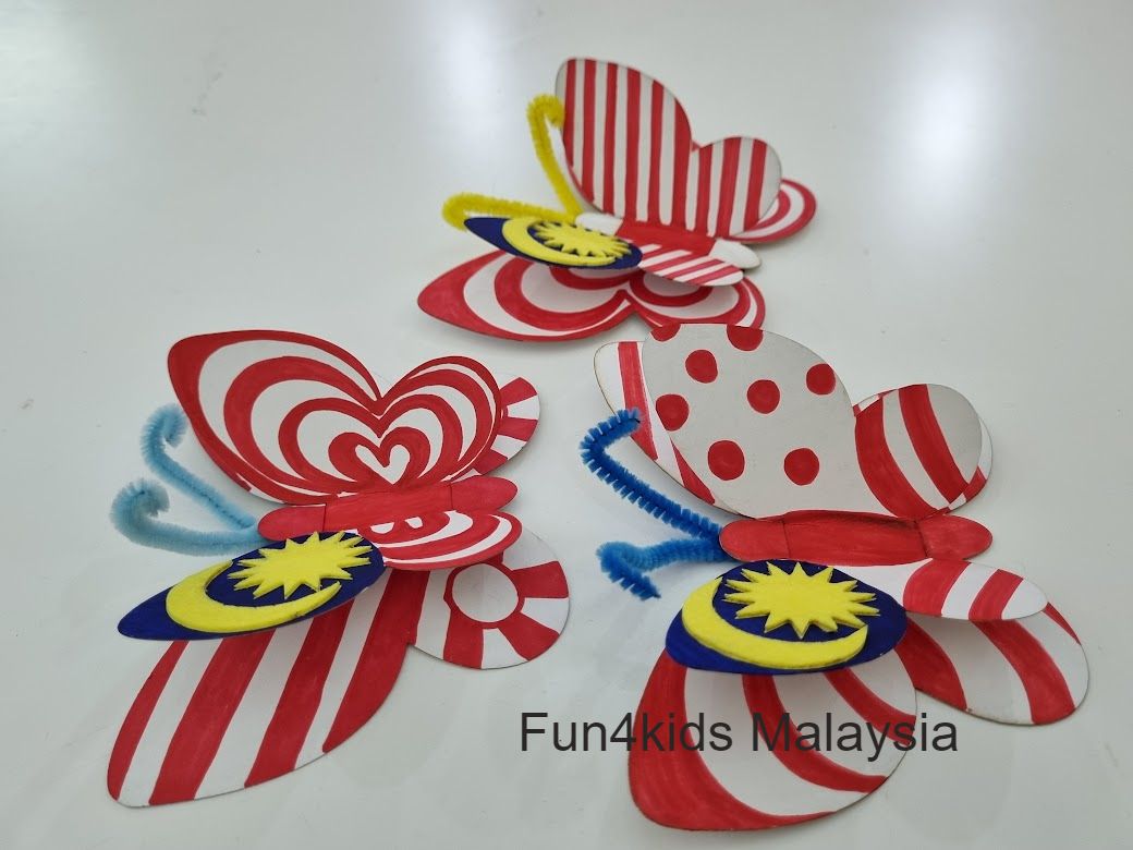 Malaysia 3D Butterfly Magnet