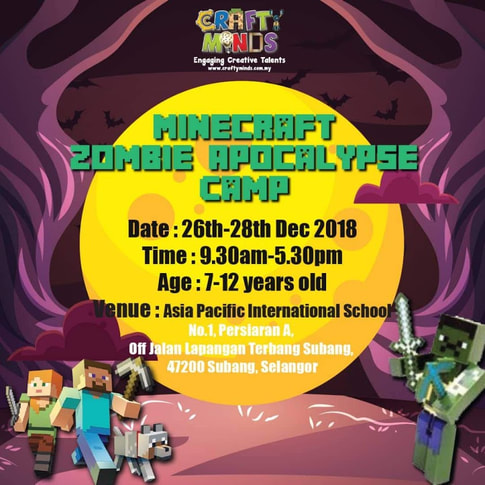 minecraft school holiday program