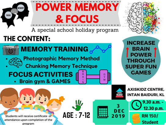 memory and focus holiday workshop