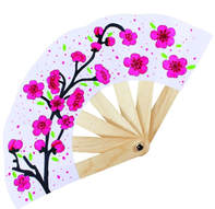 Chinese New Year Paper Fan - Spring Flower