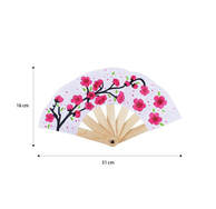 Chinese New Year Paper Fan - Spring Flower