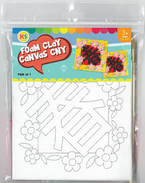 ​​Chinese New Year Foam Clay Canvas Kit - Spring Flower