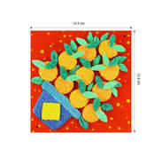 ​​Chinese New Year Foam Clay Canvas Kit - Spring Flower