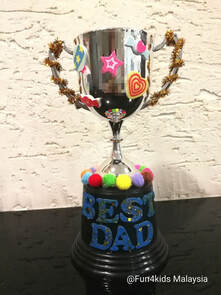 father's day trophy making
