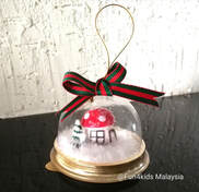 DIY snow globe ornament