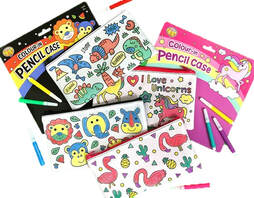 diy pencil case coloring kit