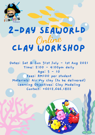 summer holiday virtual clay workshop