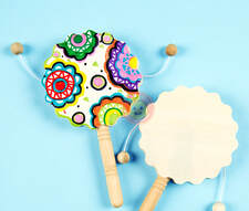 wooden rattle painting kit