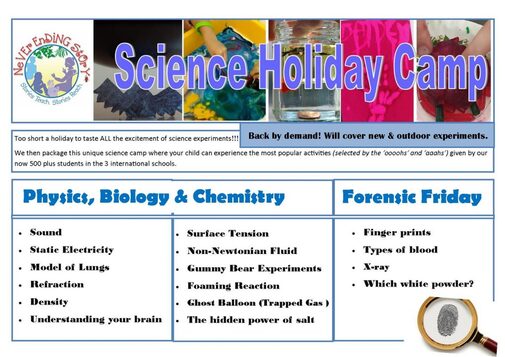 science holiday camp
