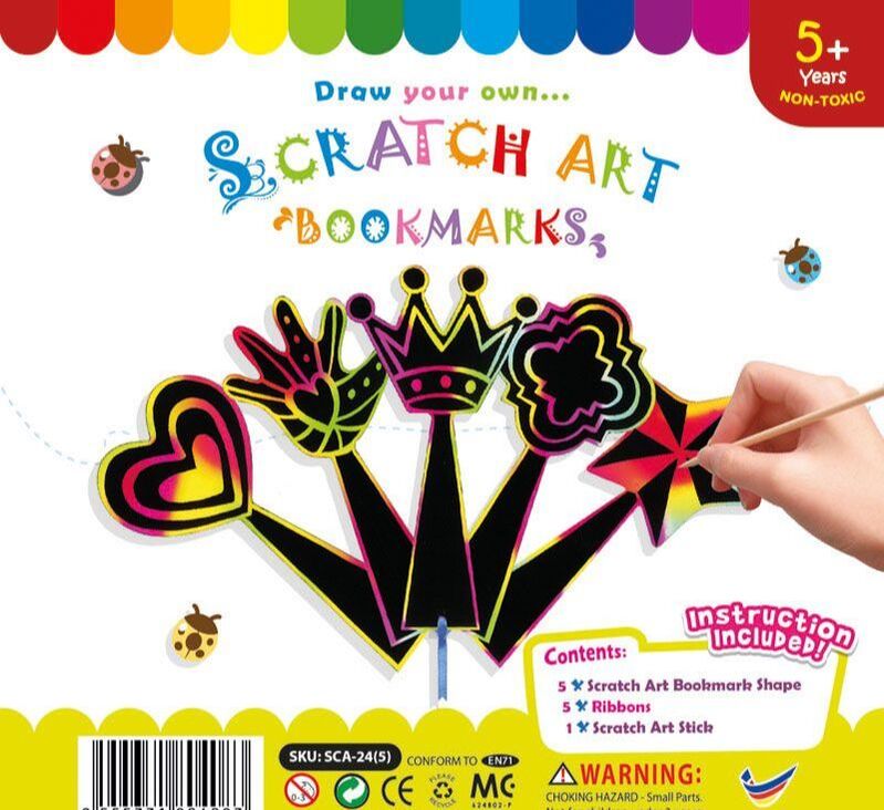 Scratch Art Bookmark Kit