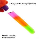 science experiment water density
