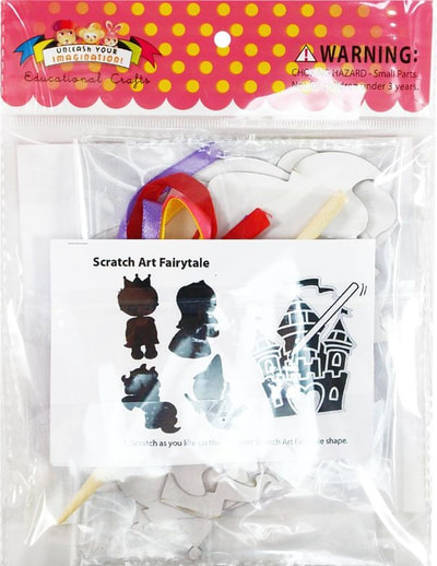 Scratch Art Fairytale Kit