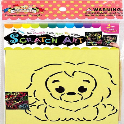 Scratch Art Kit - Malaysian Theme Designs