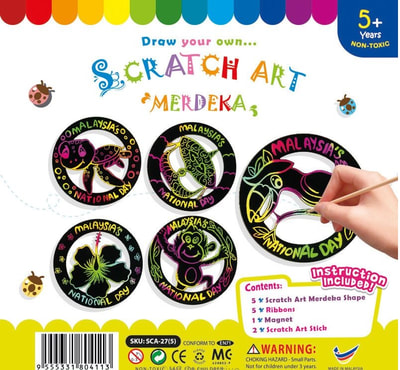 Scratch Art Merdeka Kit