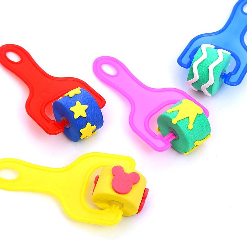 Roller Paint Sponge with Shapes